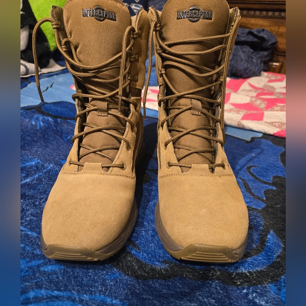 Interceptor Men's Brown Combat Boots